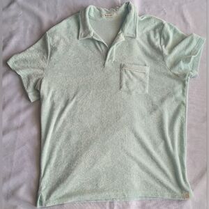 Marine Layer Light Green Polo Shirt